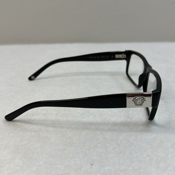 VERSACE BLACK SILVER MEDUSA OPTICAL “PRESCRIPTION” FRAMES AND BOX UNISEX - Picture 7 of 16